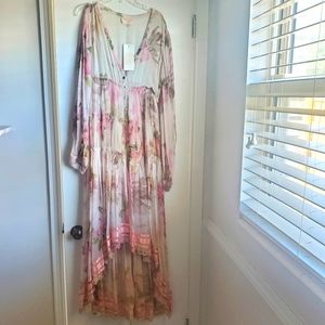 Rococo Sand Pink Floral Dress